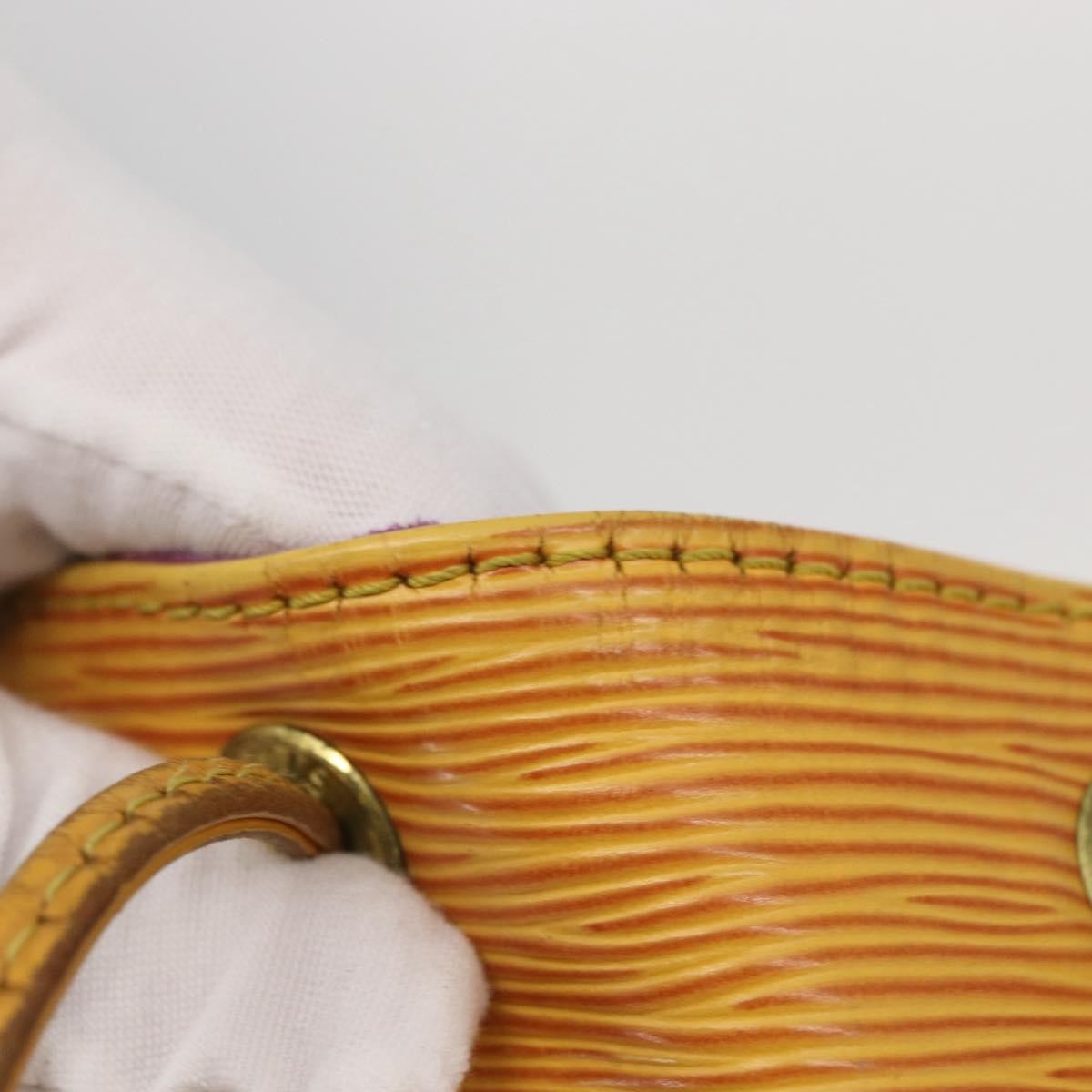 Louis Vuitton Noe Handbag Epi Leather, YELLOW, LEATHER, Shoulder bag