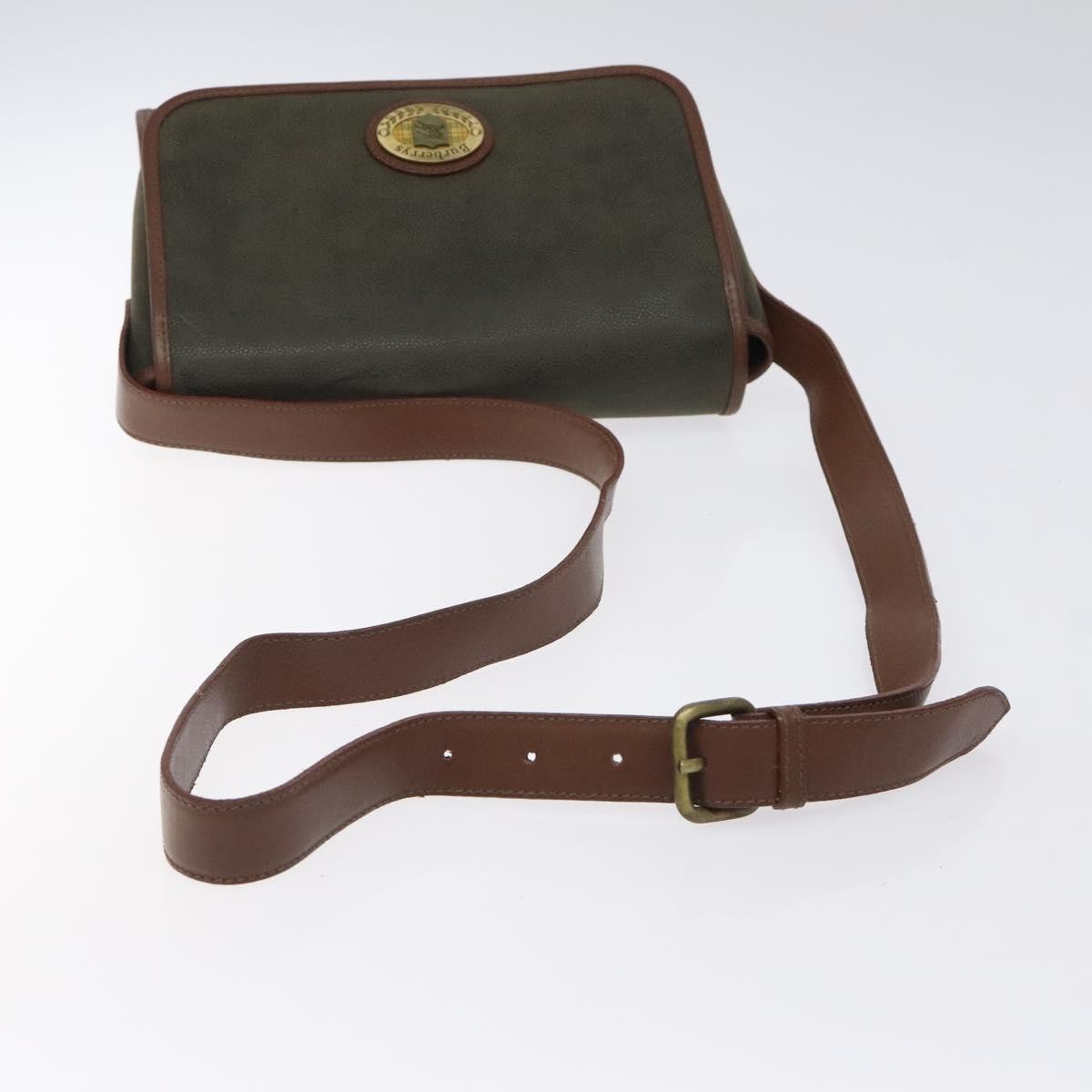 Burberry Vintage Shoulder Bag Suede, KHAKI, SUEDE, Shoulder bag