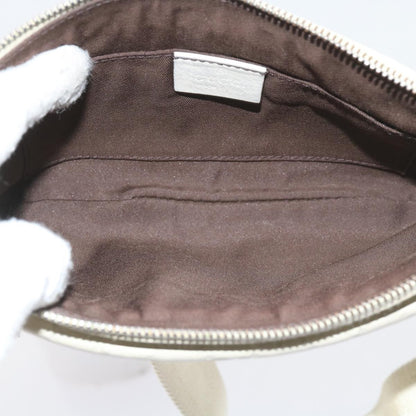 Gucci Waist Belt Bag Guccissima, WHITE, LEATHER, Shoulder bag