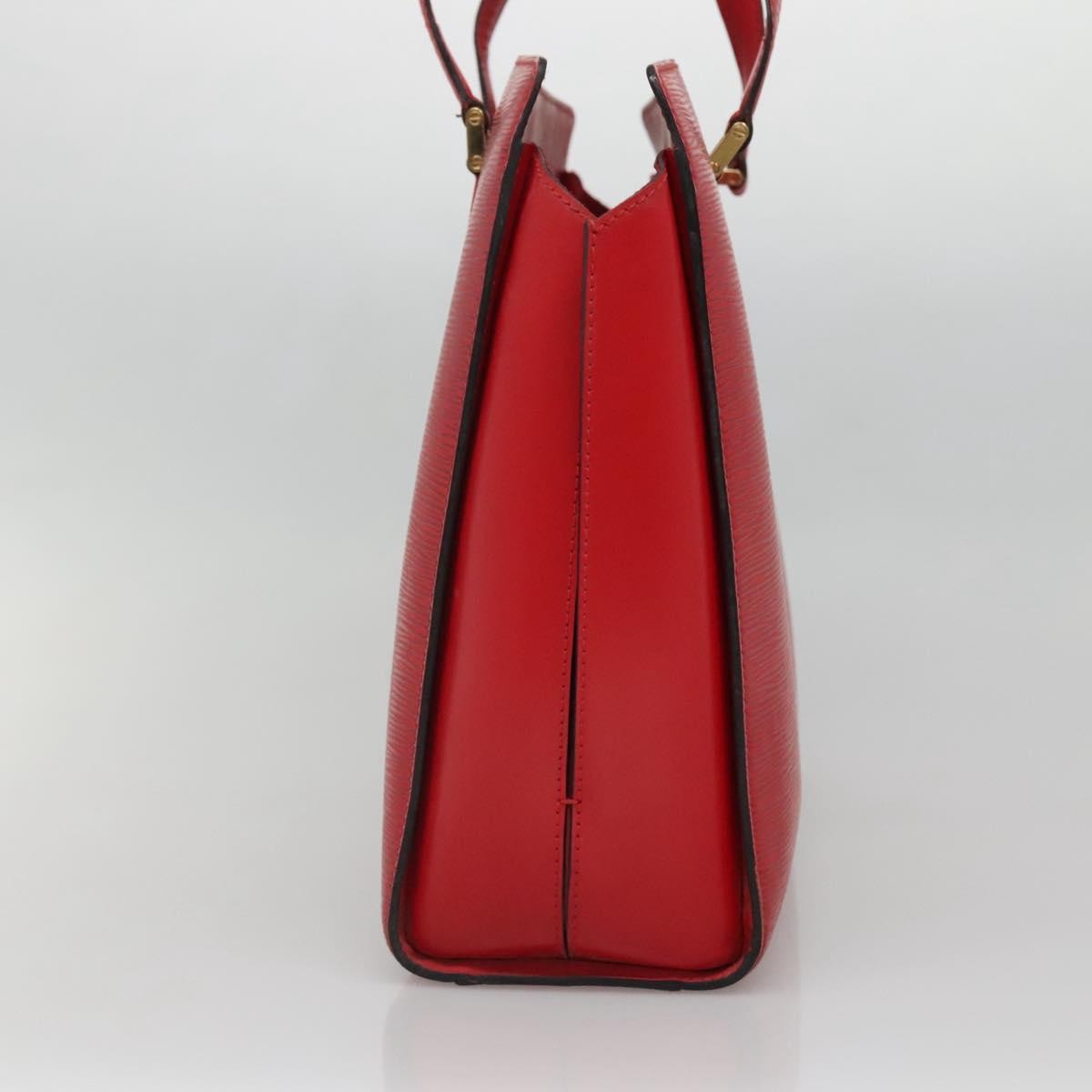 Louis Vuitton Duplex Bag Epi Leather, RED, LEATHER, Handbag