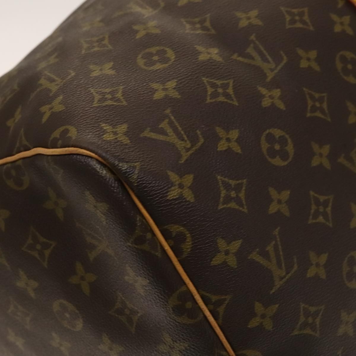 Louis Vuitton Keepall Bag Monogram Canvas, BROWN, CANVAS, Travel bag