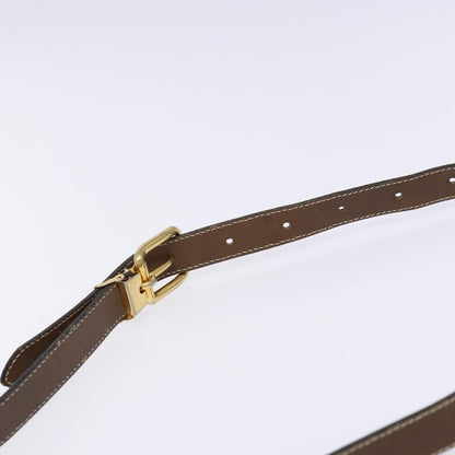 Christian Dior Vintage CD Flap Shoulder Bag Leather, BROWN, LEATHER, Shoulder bag