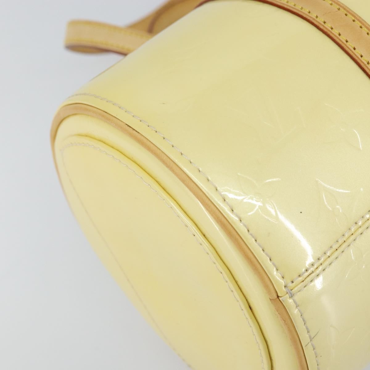 Louis Vuitton Bedford Handbag Monogram Vernis, BEIGE, PATENT_LEATHER, Handbag