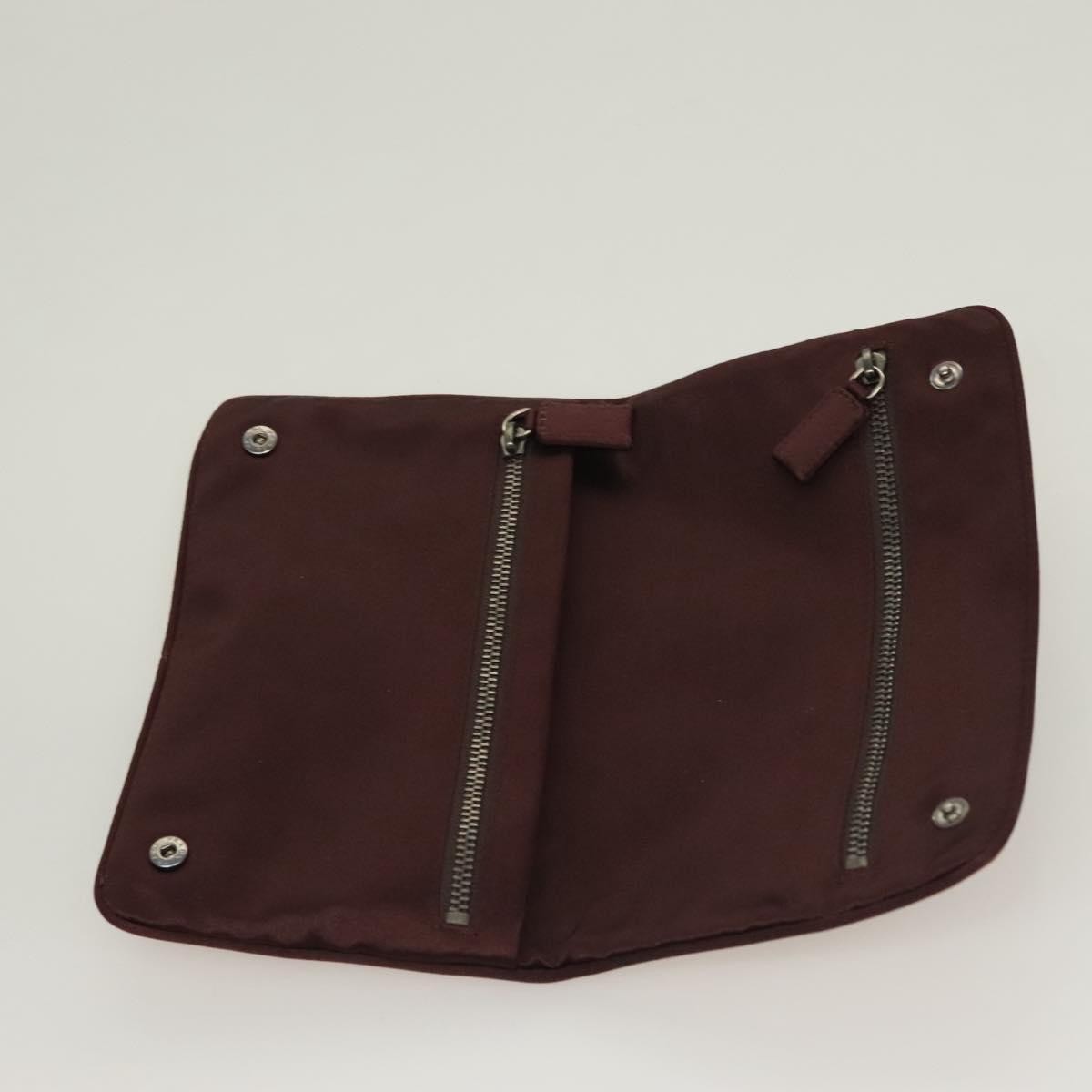 Prada Vintage Pouch Satin, BEIGE, SATIN, Clutche & pouche