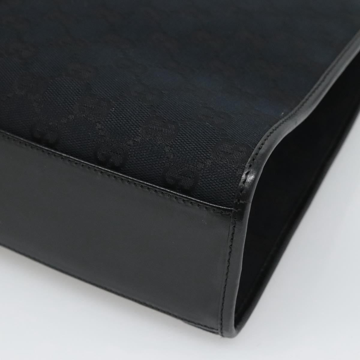 "Gucci Vintage Jackie Tote Canvas, Leather", BLACK, CANVAS, Tote bag