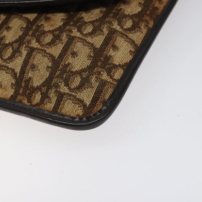 Christian Dior Vintage Trotter Shoulder Bag Canvas, BROWN, CANVAS, Shoulder bag