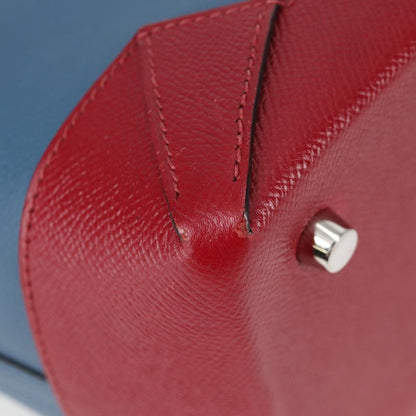 Hermes Maxibox Cabas Evercolor with Epsom, BLUE, LEATHER, Tote bag