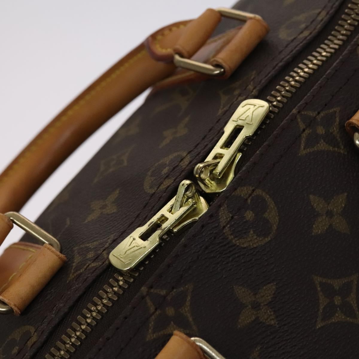 Louis Vuitton Keepall Bag Monogram Canvas, BROWN, CANVAS, Travel bag