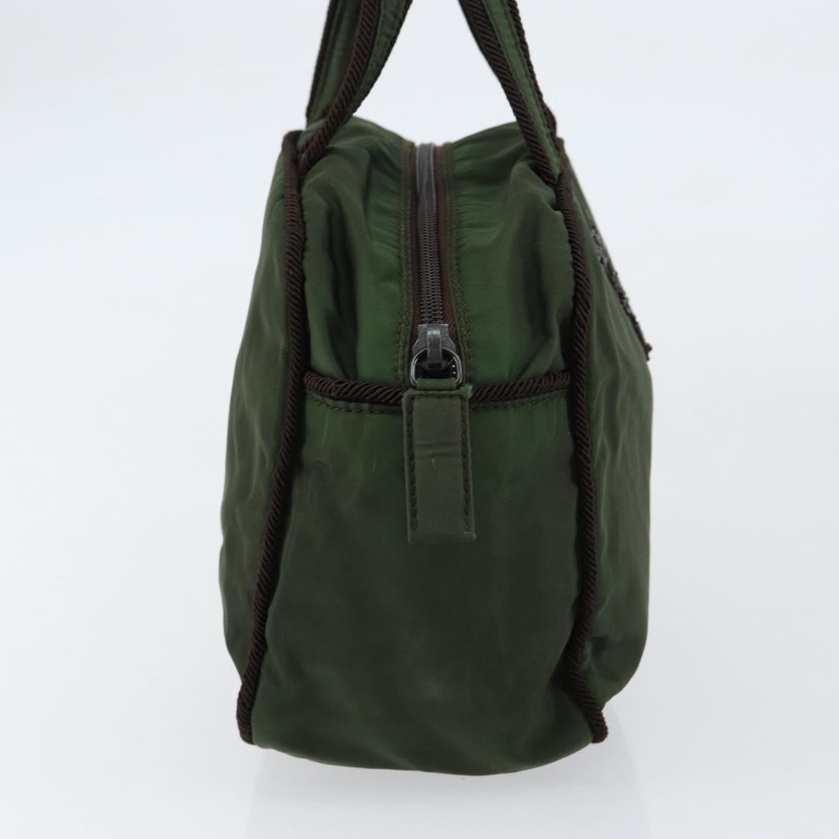 Prada Vintage Handbag Tessuto, GREEN, NYLON, Handbag