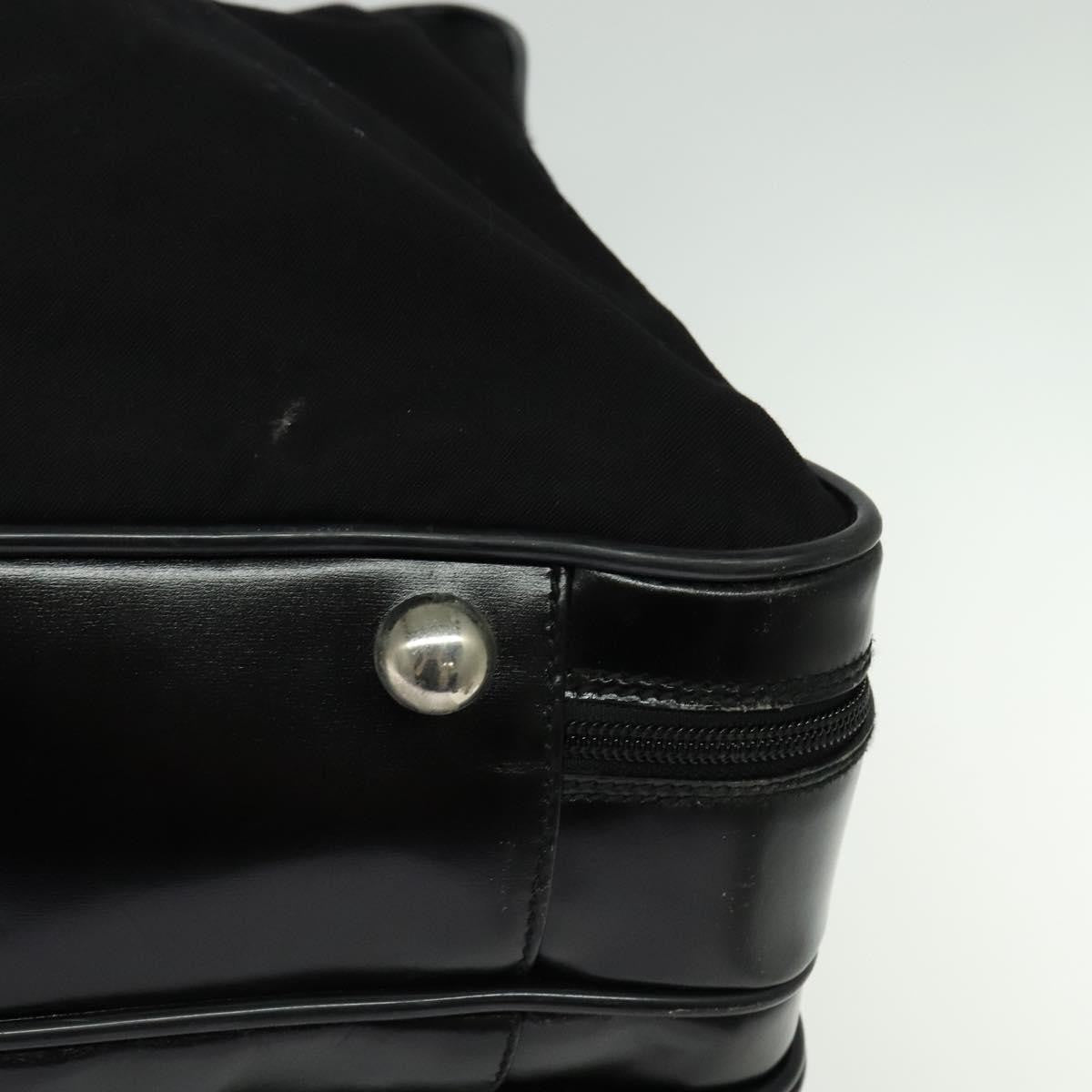 Gucci Vintage Boston Bag Canvas, BLACK, CANVAS, Travel bag