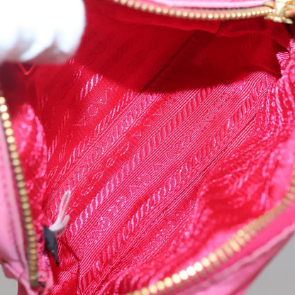 Prada Bow Camera Crossbody Bag Tessuto, PINK, NYLON, Clutche & pouche