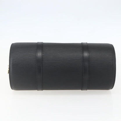 Louis Vuitton Soufflot Handbag Epi Leather, BLACK, LEATHER, Handbag