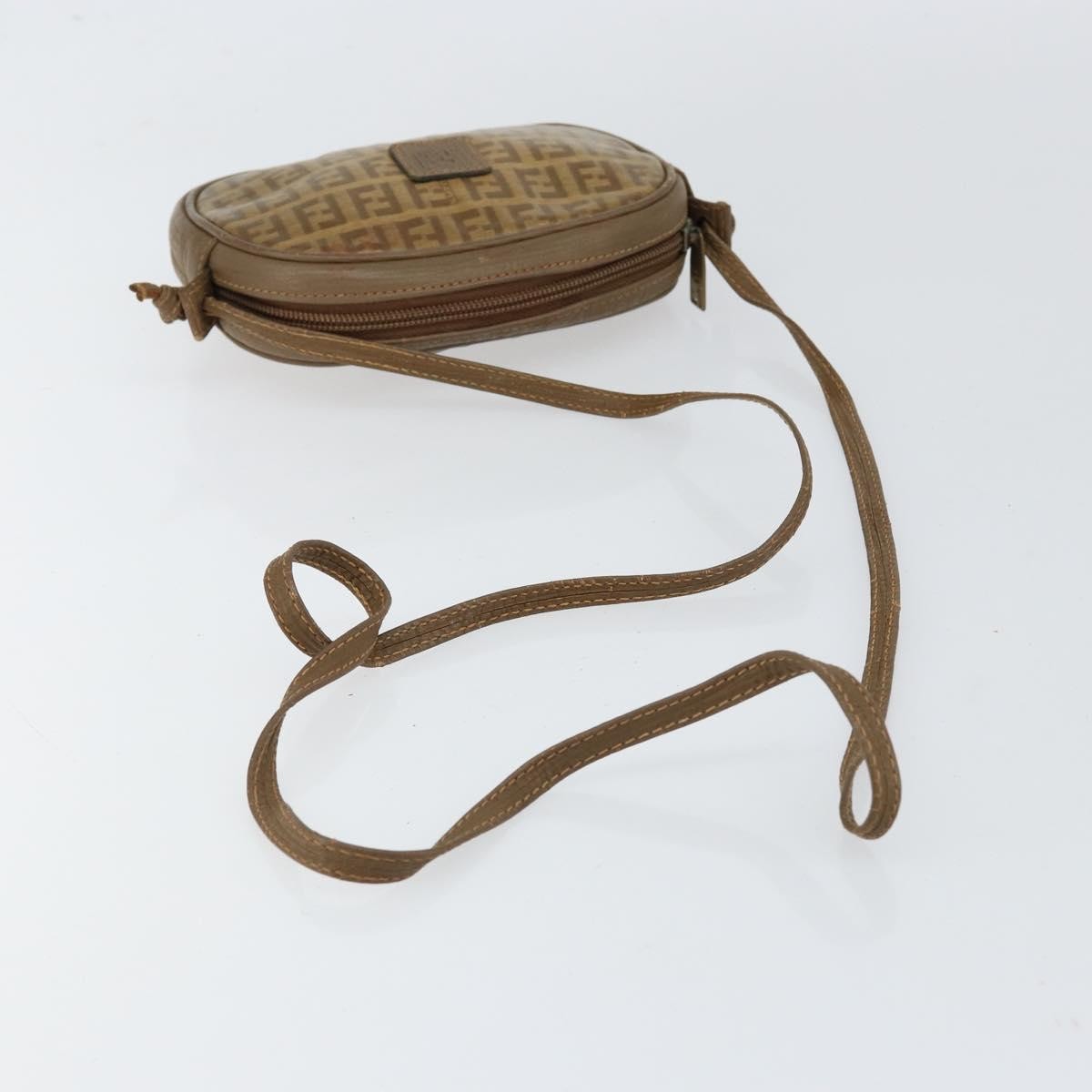 Fendi Zucchino Canvas, BEIGE, CANVAS, Shoulder bag