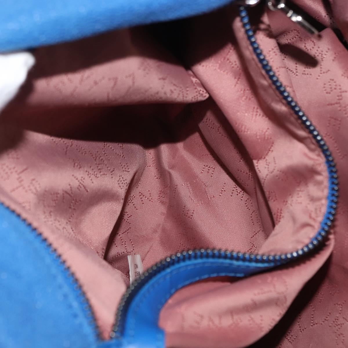 Stella McCartney Falabella Tote Shaggy Deer, BLUE, POLYESTER, Tote bag