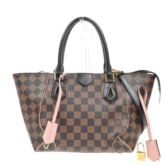 Louis Vuitton Caissa Tote Damier, BROWN, CANVAS, Handbag