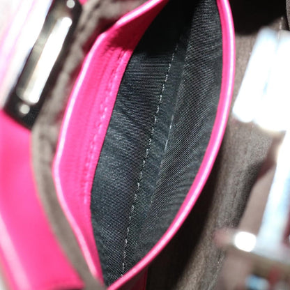 Fendi Peekaboo Bag Leather, PINK, LEATHER, Handbag