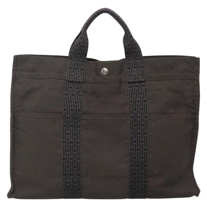 Hermes Fourre-tout Herline Fourre-tout Herline, GRAY, CANVAS, Tote bag