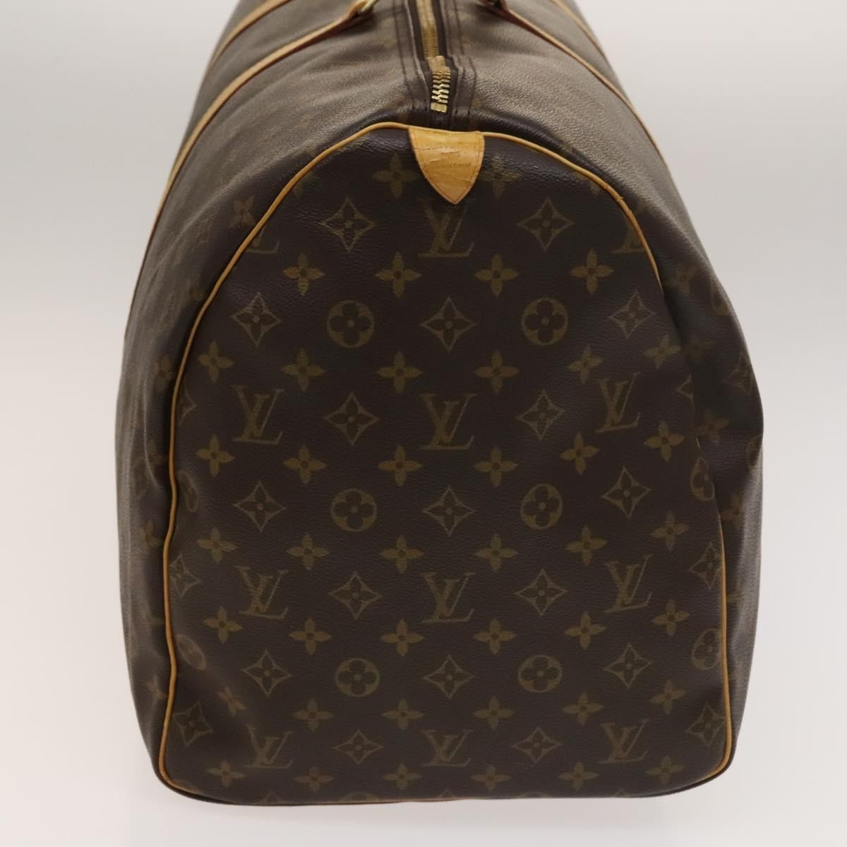 Louis Vuitton Keepall Bag Monogram Canvas, BROWN, CANVAS, Travel bag