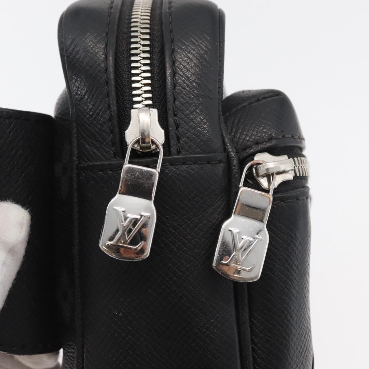 Louis Vuitton Outdoor BumBag Monogram Taigarama, Gray, Canvas, Crossbody Bag