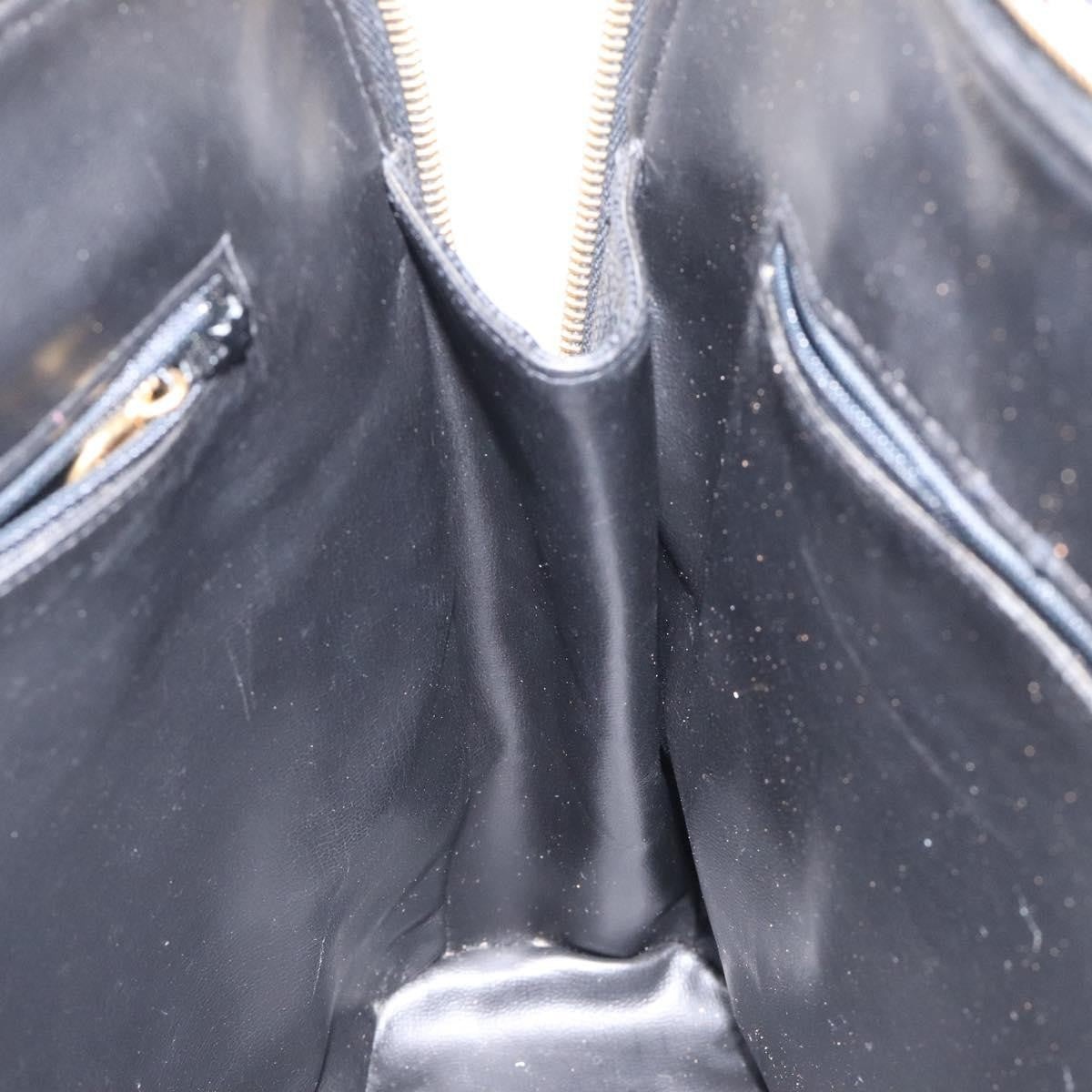 Chanel Coco Mark Black cakfskin, BLACK, CALFSKIN, Handbag