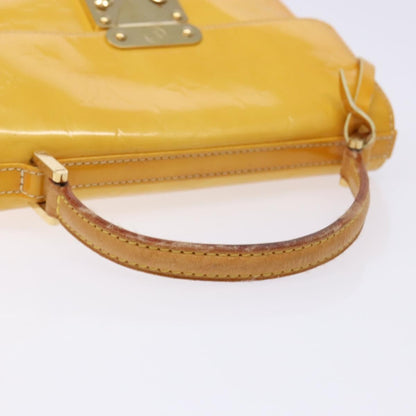 Louis Vuitton Spring Street Handbag Monogram Vernis, YELLOW, PATENT_LEATHER, Handbag