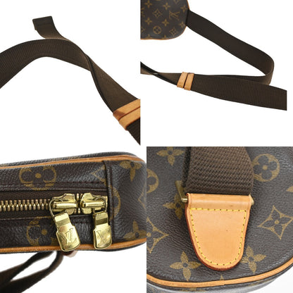 Louis Vuitton Pochette Gange Monogram Canvas, BROWN, CANVAS, Shoulder bag