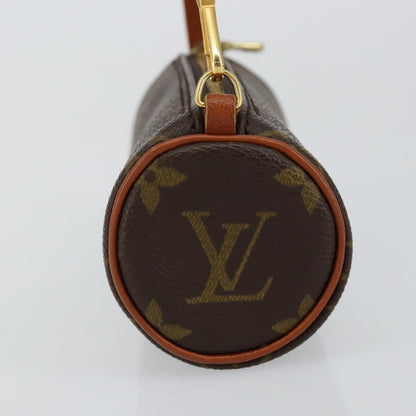 Louis Vuitton Papillon Pochette Monogram Canvas, BROWN, CANVAS, Handbag