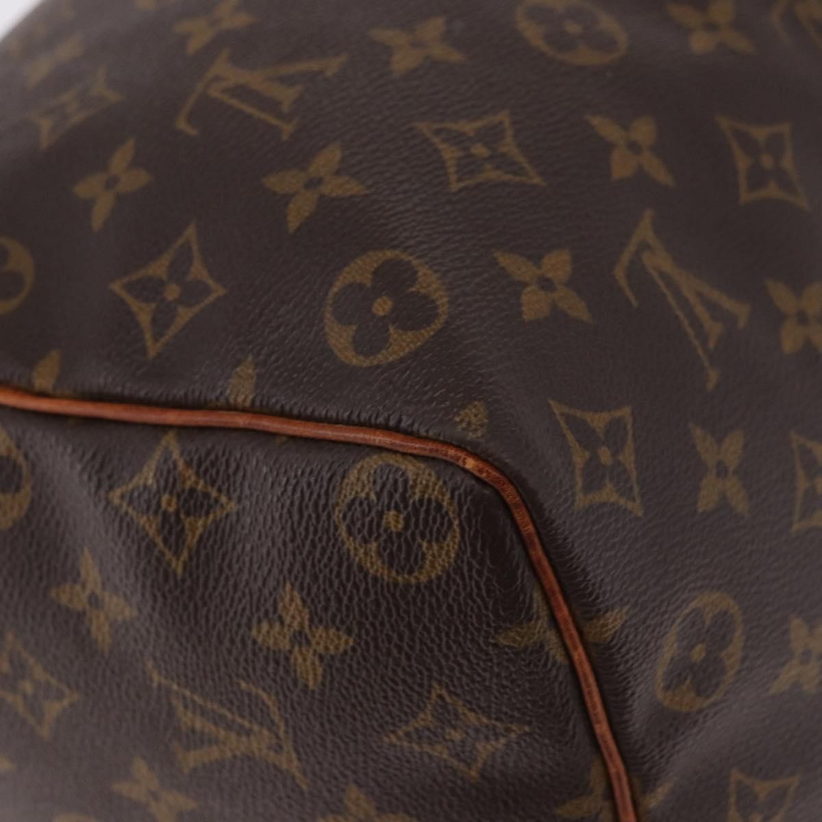 Louis Vuitton Speedy Handbag Monogram Canvas, Brown, Canvas, Handbag