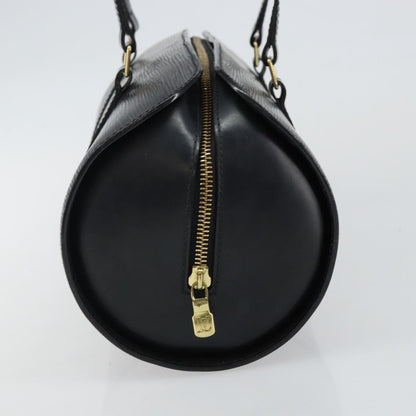 Louis Vuitton Soufflot Handbag Epi Leather, BLACK, LEATHER, Handbag
