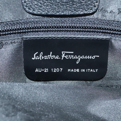 Salvatore Ferragamo Gancini Tote Gancini Canvas, NAVY, CANVAS, Tote bag