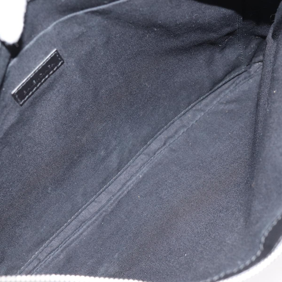 Balenciaga Navy Zip Pouch Canvas and Leather, BEIGE, CANVAS, Clutche & pouche