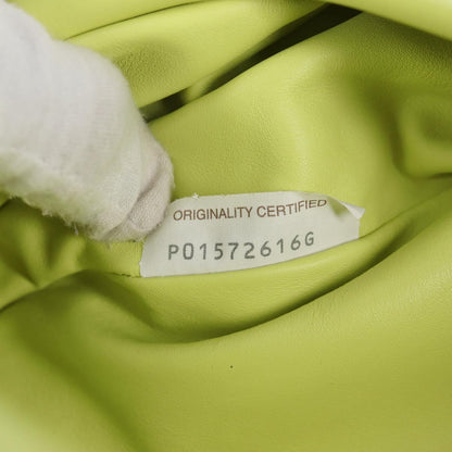 Bottega Veneta The Chain Pouch Leather, YELLOW, LEATHER, Clutche & pouche