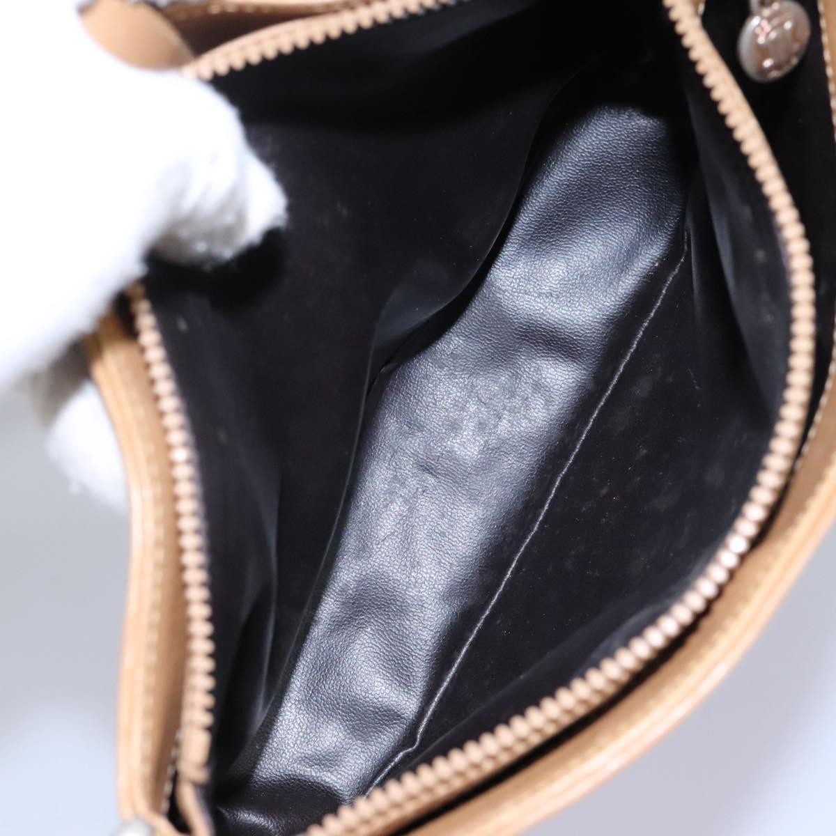 Celine Vintage Macadam Shoulder Bag Canvas, BEIGE, CANVAS, Shoulder bag