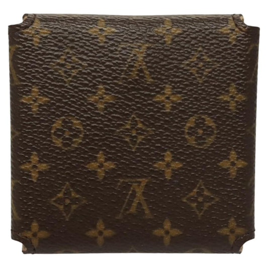 Louis Vuitton CASE JEWELRY BOX Canvas, BROWN, CANVAS, Wallets