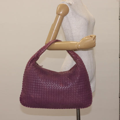 Bottega Veneta Veneta Hobo Intrecciato Nappa, PURPLE, LEATHER, Shoulder bag