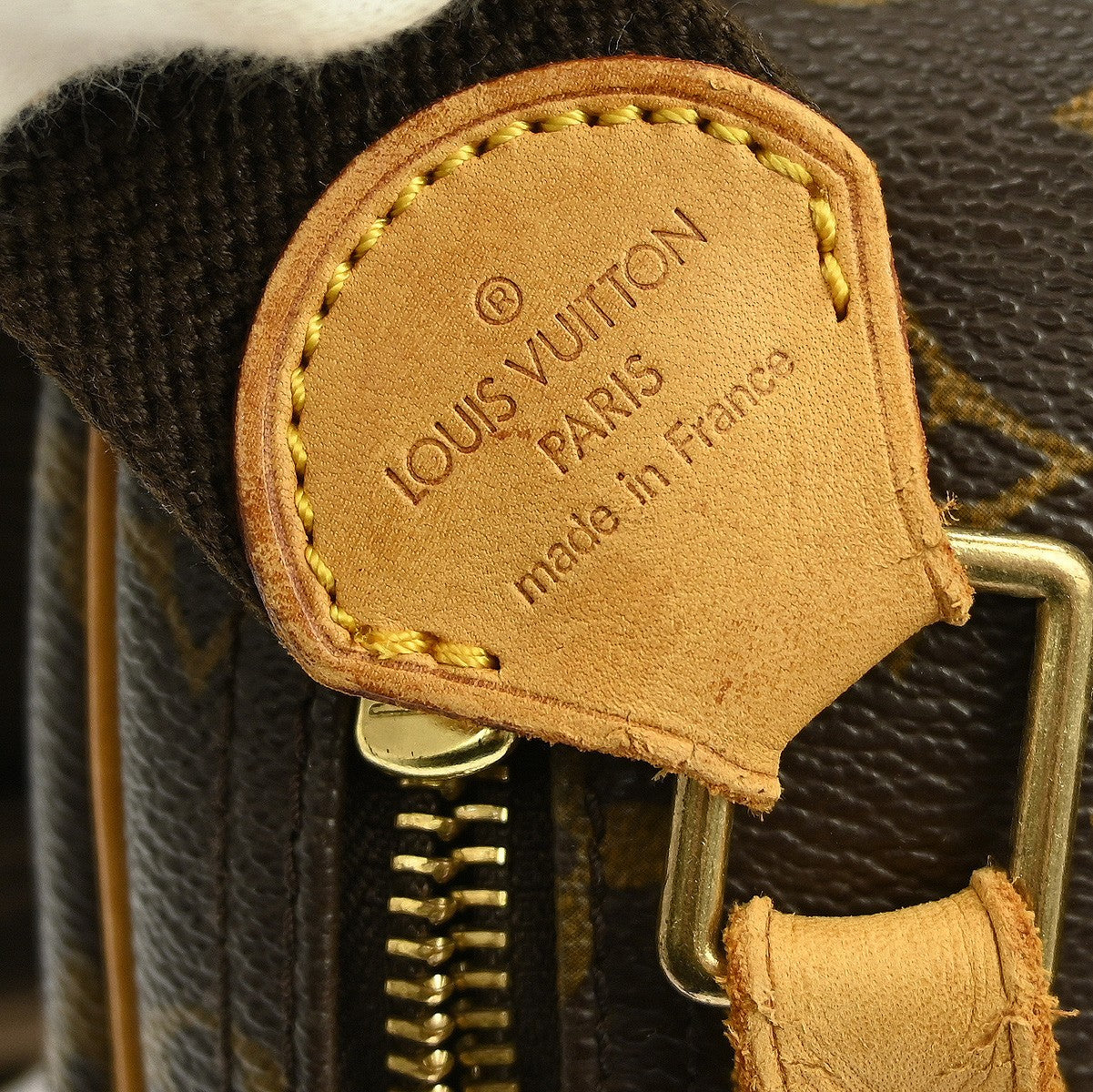 Louis Vuitton Reporter Bag Monogram Canvas, BROWN, CANVAS, Shoulder bag