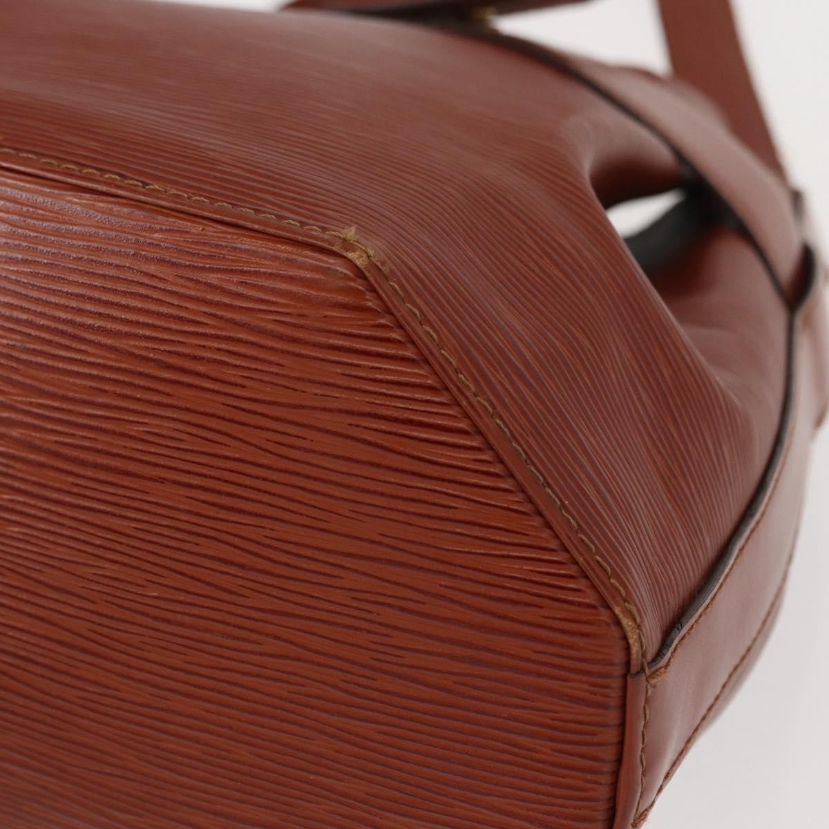 Louis Vuitton Vintage Sac d'Epaule Handbag Epi Leather, BROWN, LEATHER, Shoulder bag