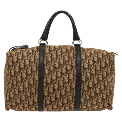 Christian Dior Vintage Trotter Boston Bag Diorissimo Canvas, BROWN, CANVAS, Handbag