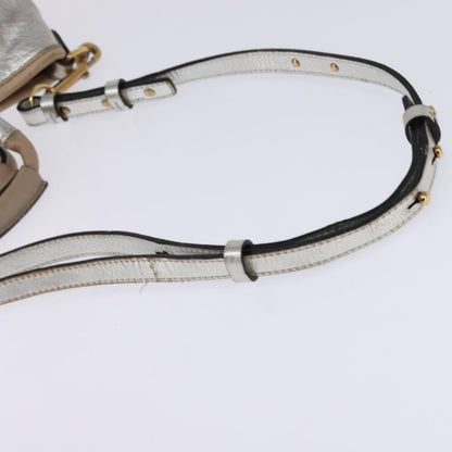 Chloe Paddington Lock Handbag Leather, SILVER, LEATHER, Handbag