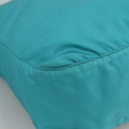 Prada Zip Top Messenger Bag Tessuto, TURQUOISE, NYLON, Shoulder bag
