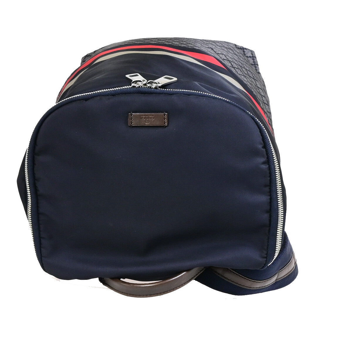 Gucci Travel Backpack GG Nylon, NAVY, NYLON, Backpack