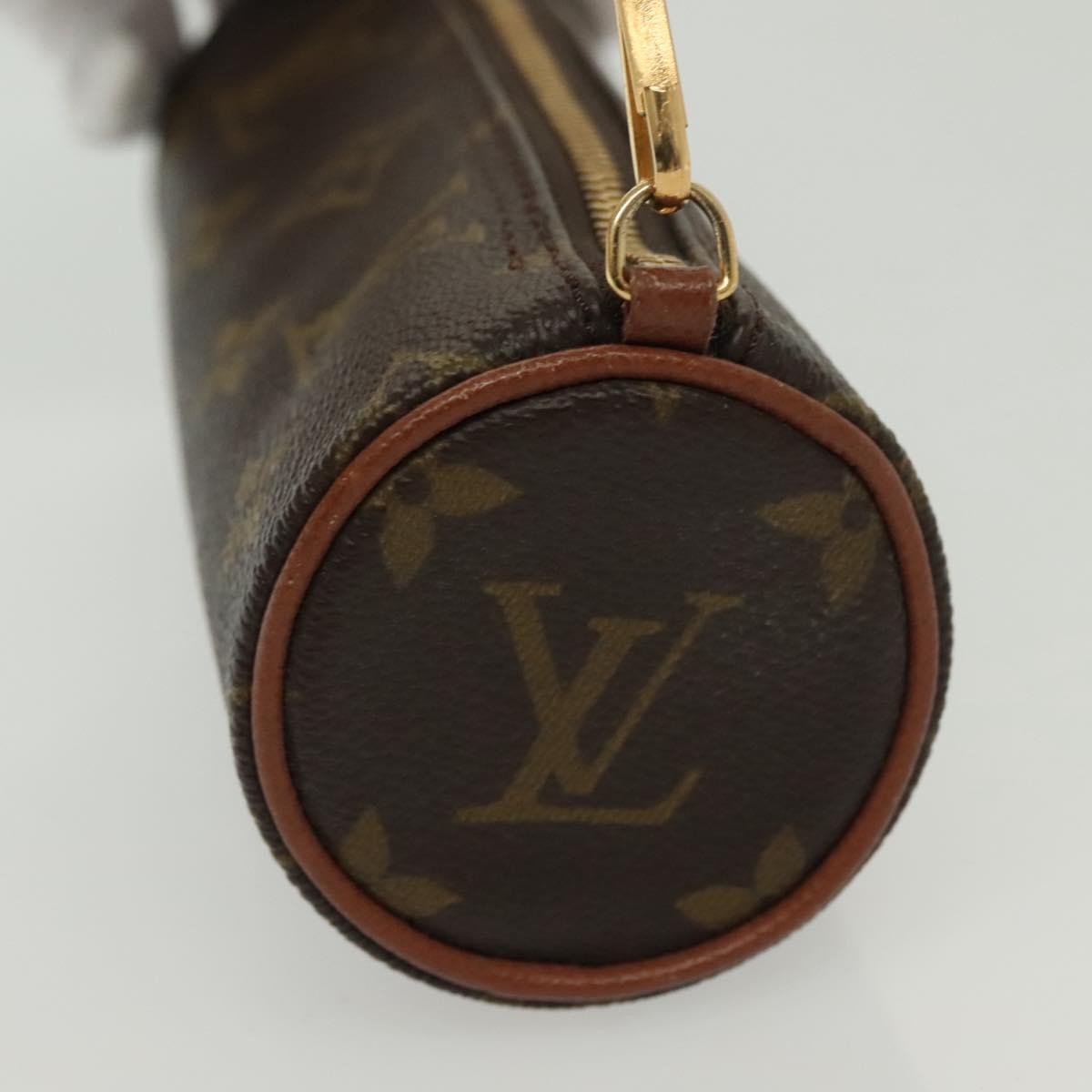 Louis Vuitton Papillon Pochette Monogram Canvas, BROWN, CANVAS, Handbag