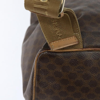 Celine Vintage Backpack Macadam Canvas, BROWN, CANVAS, Backpack