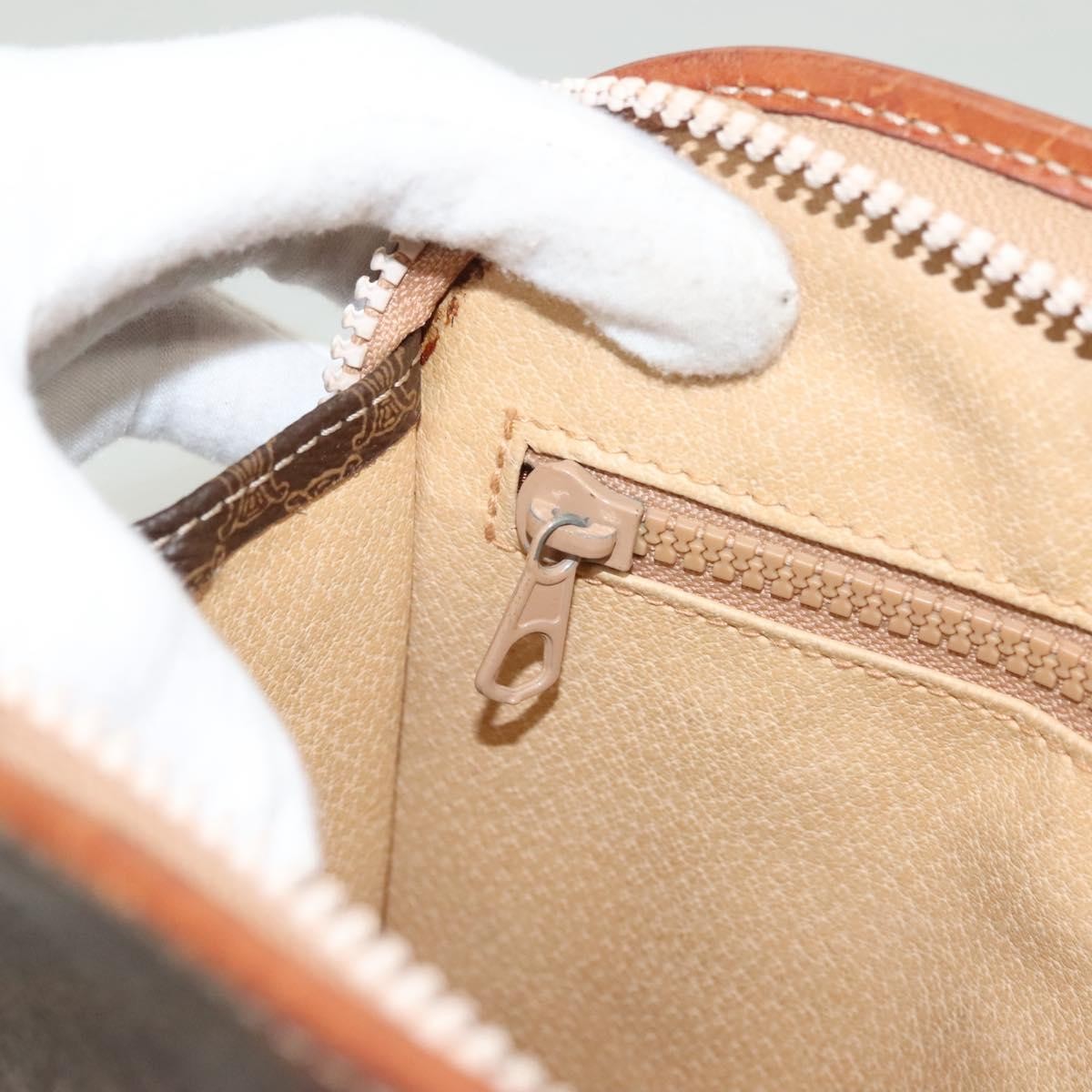 Celine Macadam Briefcase Canvas and leather, BROWN, CANVAS, Briefcase