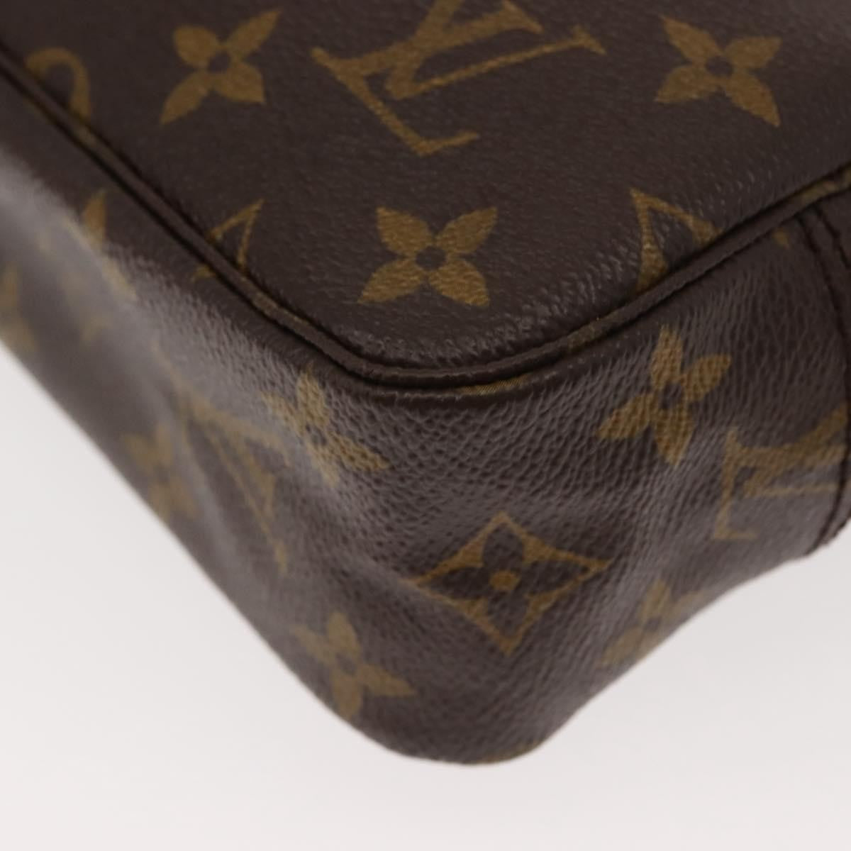 Louis Vuitton Trousse Toiletry Pouch Monogram Canvas, BROWN, CANVAS, Toiletry Case