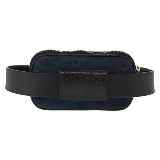 Gucci Ophidia Belt Bag Suede, NAVY, SUEDE, Shoulder bag