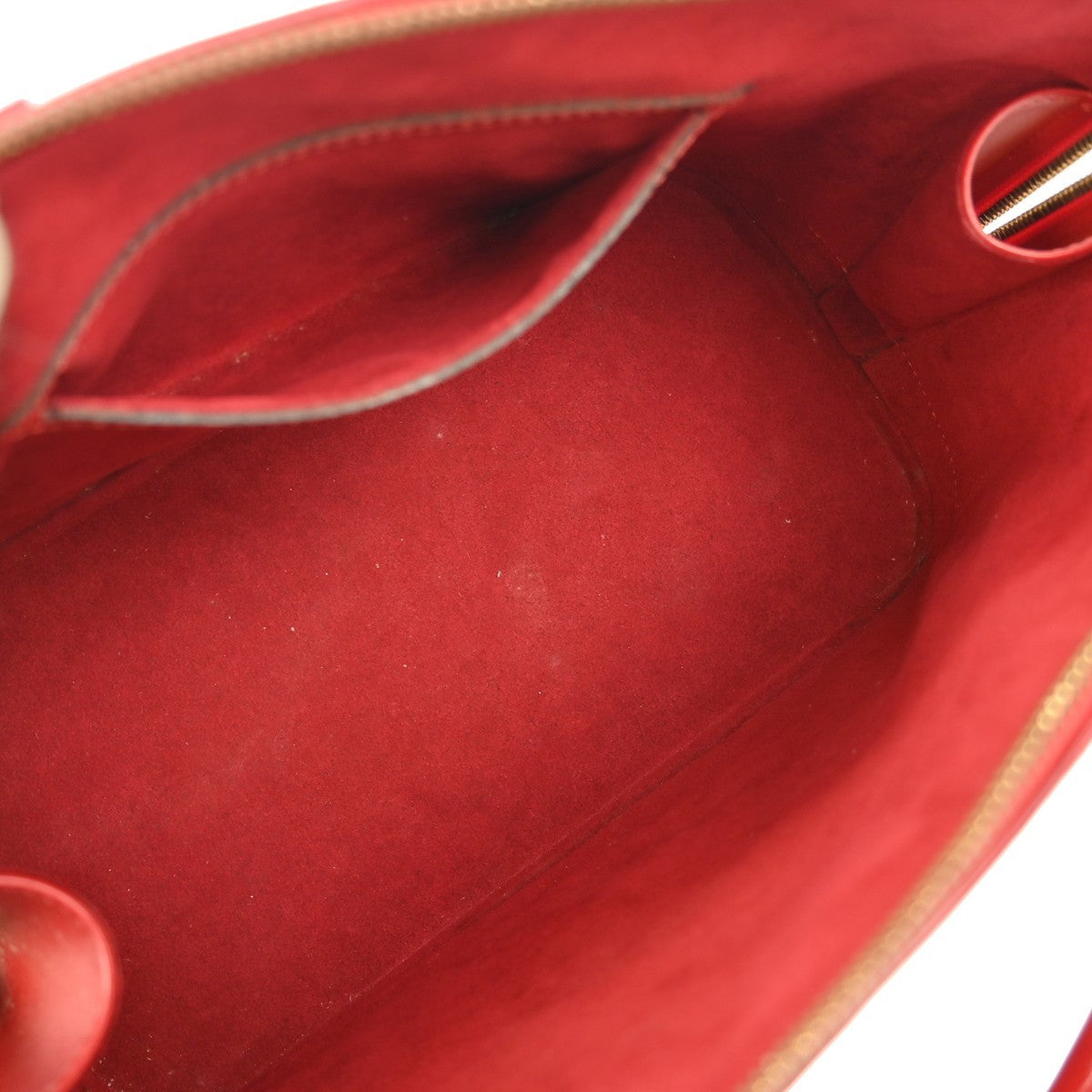 Louis Vuitton Alma Handbag Epi Leather, RED, LEATHER, Handbag