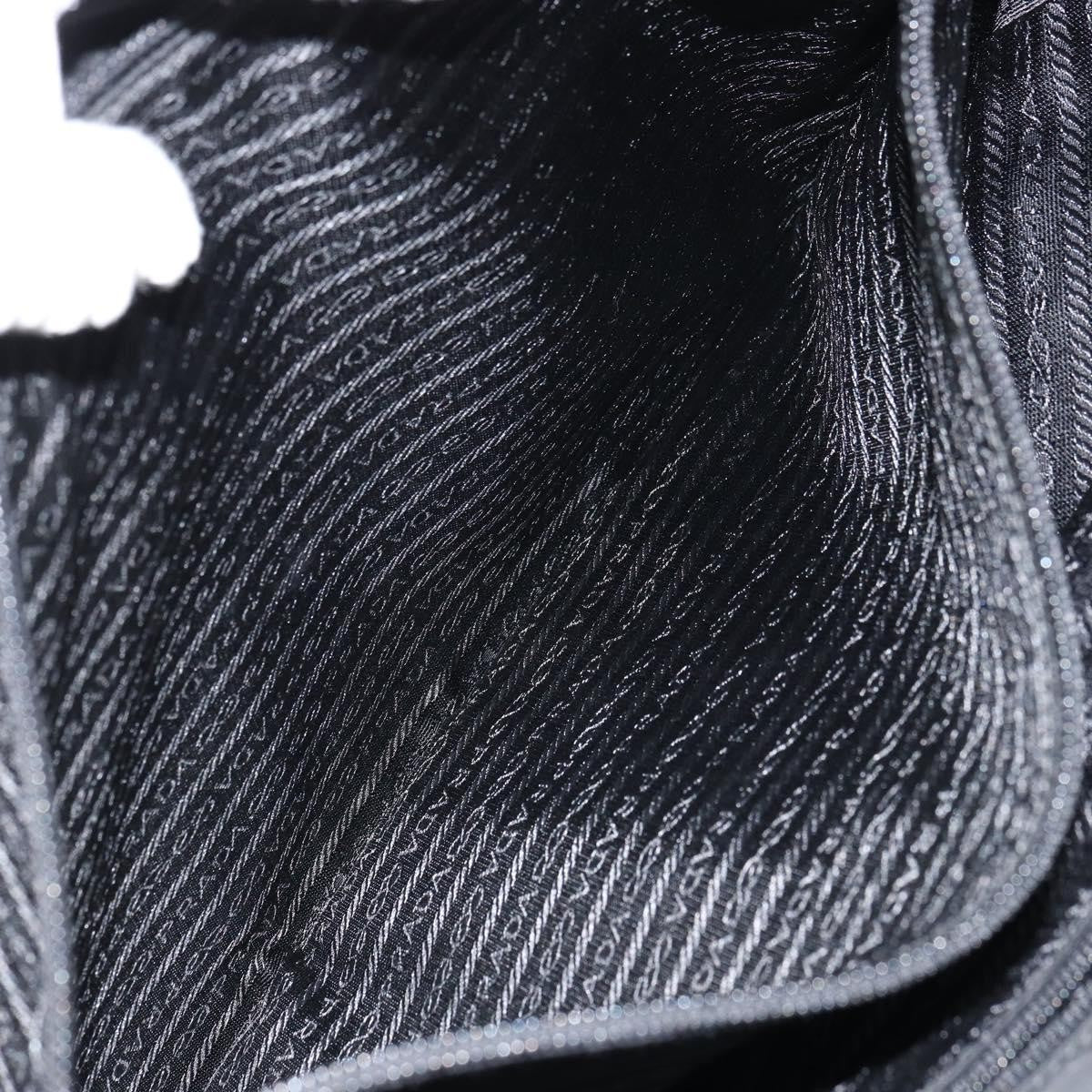 Prada Vintage Zip Tote Tessuto, BLACK, NYLON, Tote bag