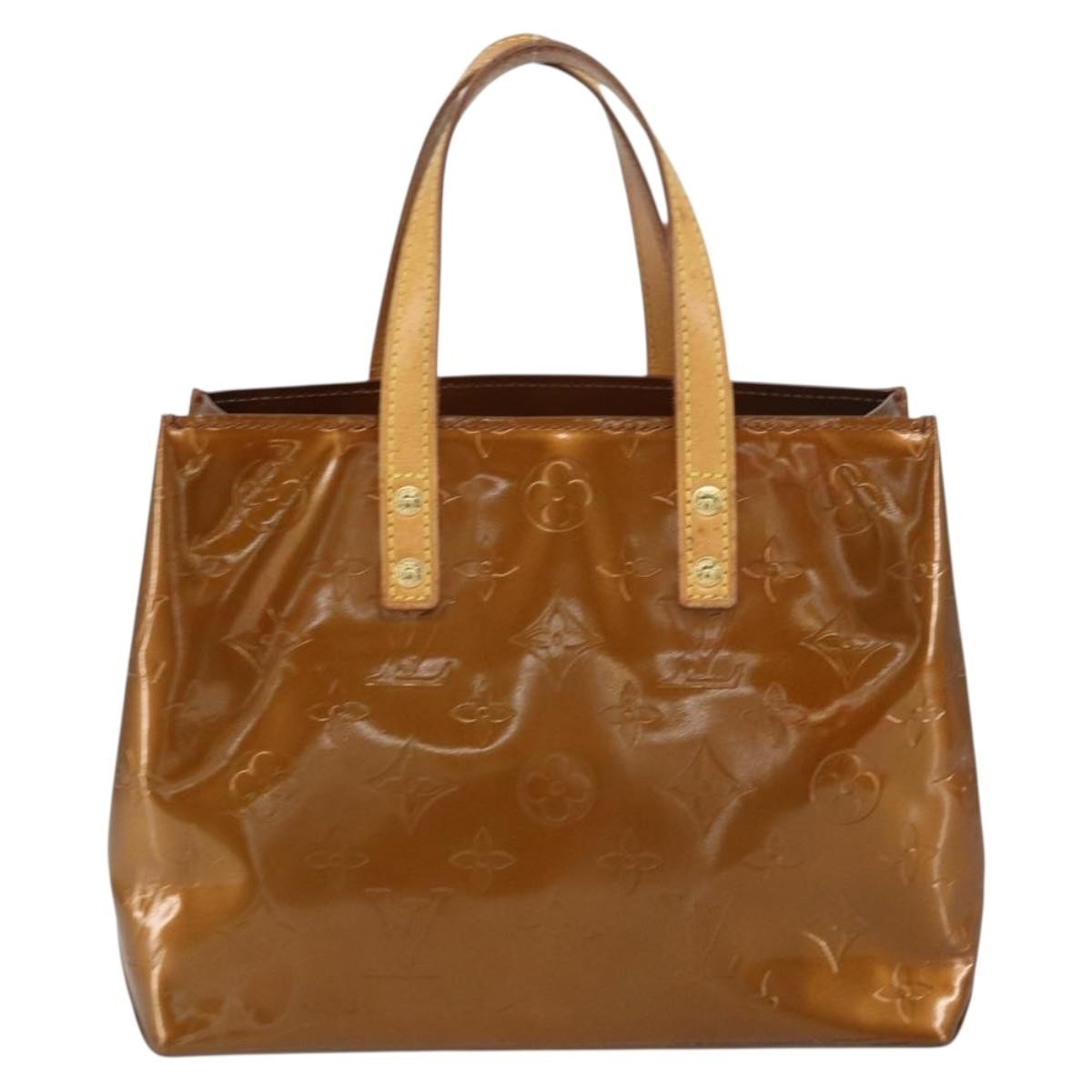 Louis Vuitton Reade Handbag Monogram Vernis, BROWN, PATENT_LEATHER, Tote bag