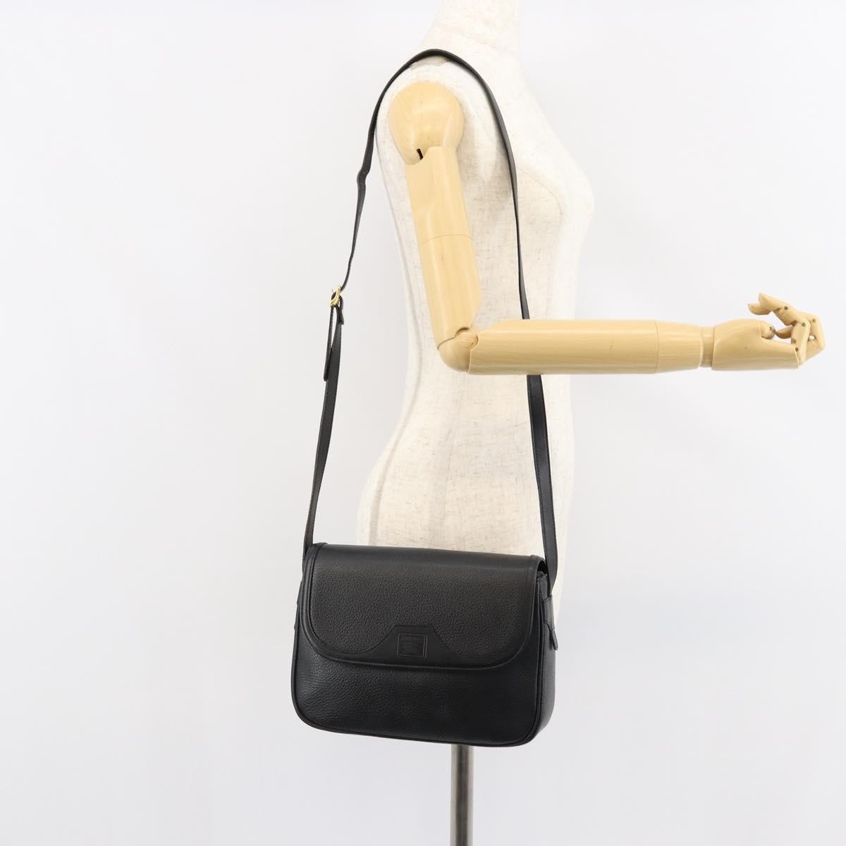 Burberry Flap Shoulder Bag Leather, BLACK, LEATHER, Shoulder bag